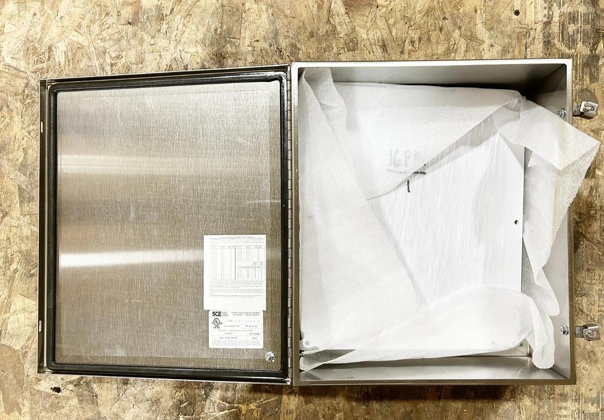 New Saginaw Controls SCE-1614CHNFSS Stainless Steel Wall Enclosure