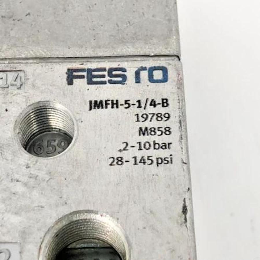 New Festo JMFH-5-1/4-B Solenoid Valve 28-145psi 19789 - No Box