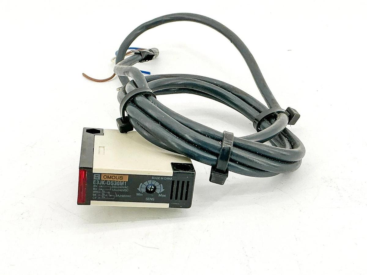 Used Omous E3JK-DS30M1 Photoelectric Sensor 24-240VAC 12-240VDC