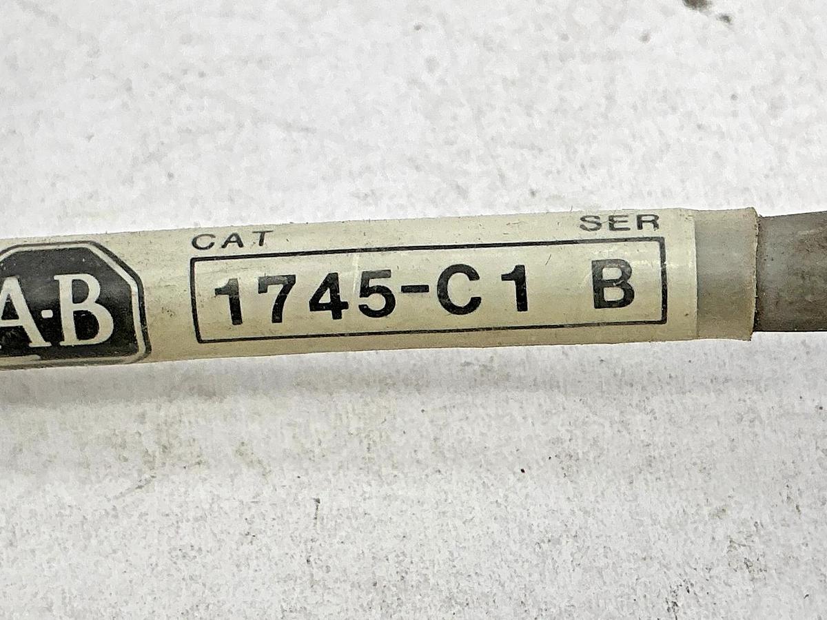 Used Allen Bradley 1745-PT1 Ser A SLC Programmer w/ 1745-C1 Ser B Interconnect Cable