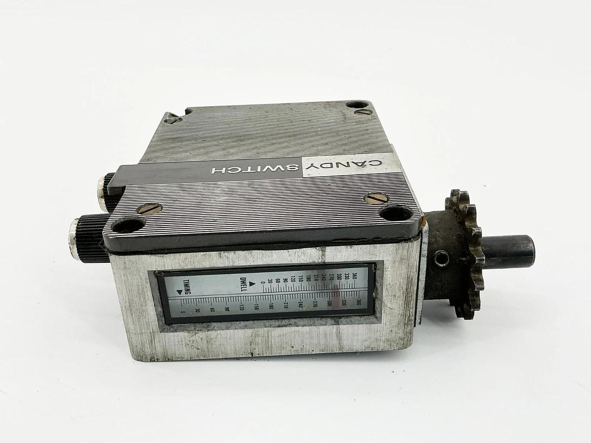 Used Candy Controls Model A Rotating Cam Limit Switch