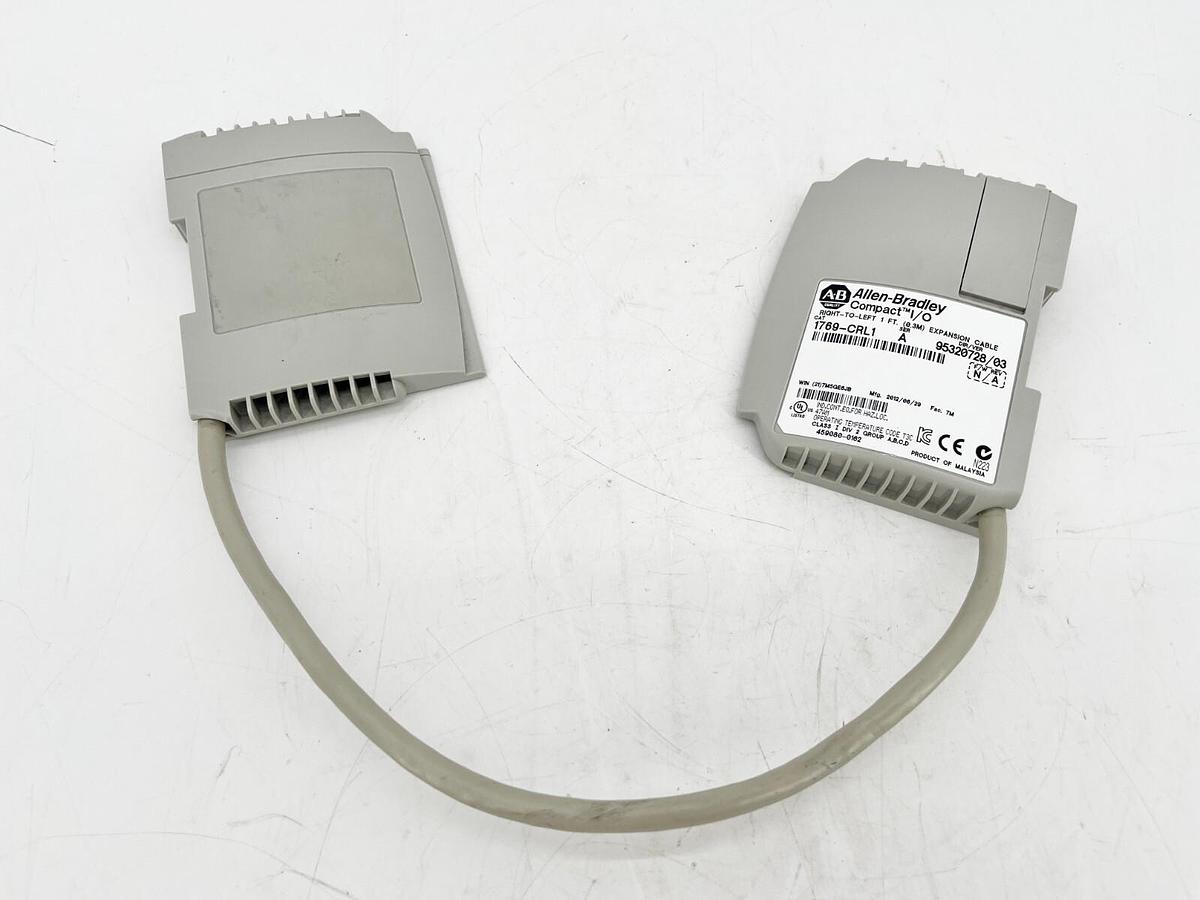 Used Allen Bradley 1769-CRL1 Ser. A Right-to-Left 1ft. Expansion Cable