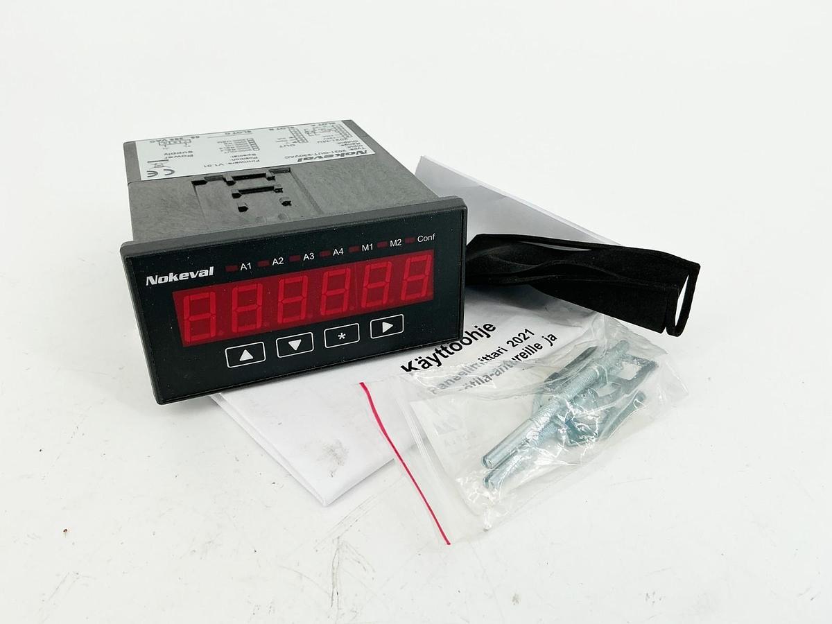 New Nokeval 2021-230V Panel Meter 85-250VAC Model 2021 - No Box