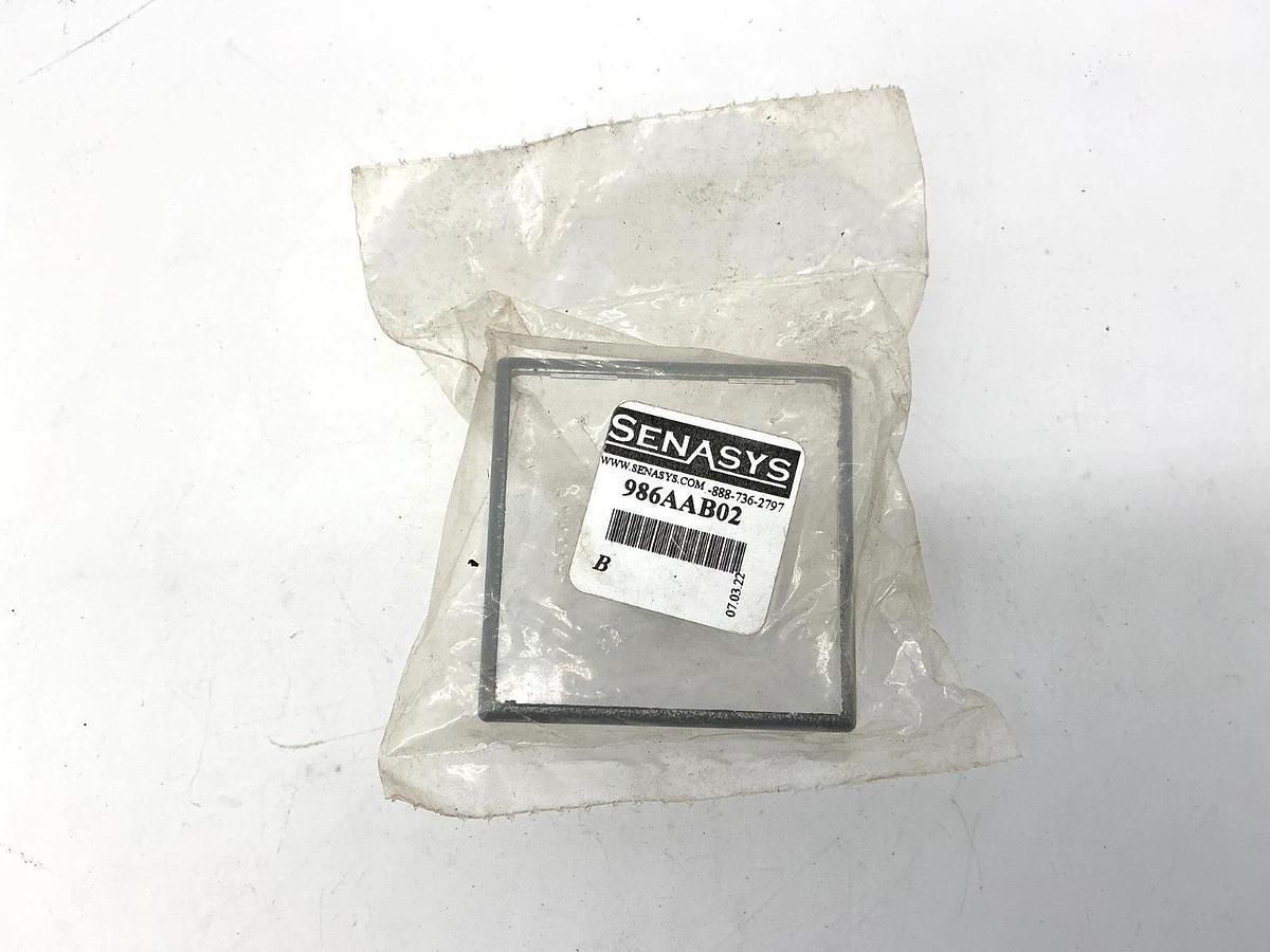 Lot of 15 New Senasys 986AAB02 Cover Plate Gray / Clear Square