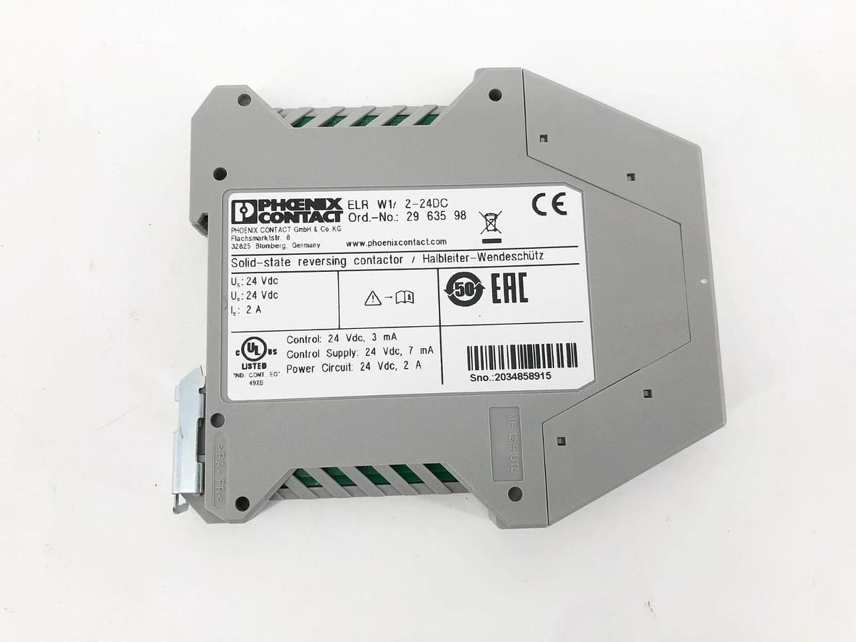 New Phoenix Contact ELR W1/ 2-24DC Reversing Load Relay 2963598