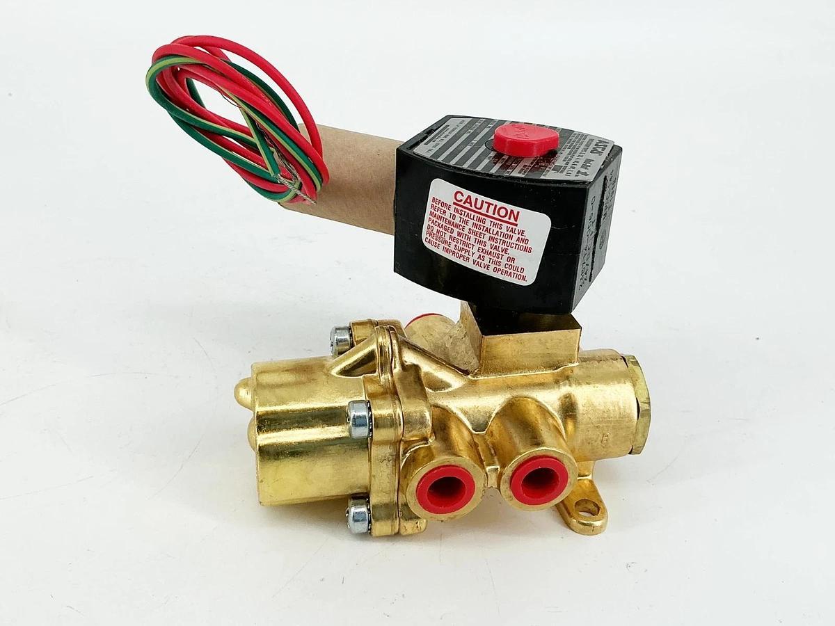 New Asco EF8344G070 24VDC Solenoid Valve 125PSI 1/4" Pipe 11.6W