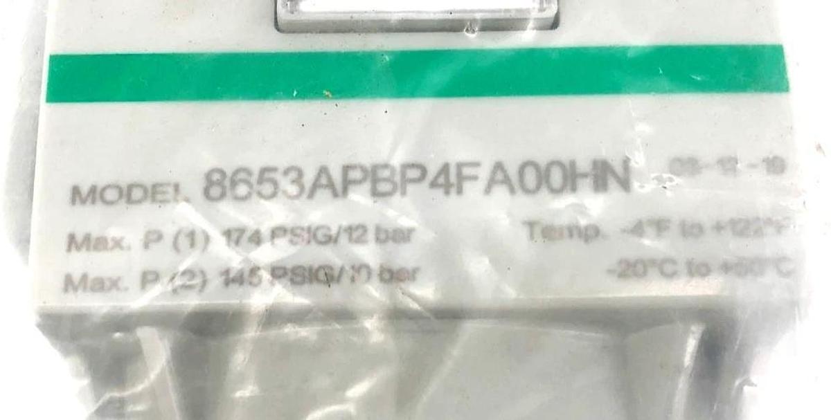 New Asco Numatics 8653APBP4FA00HN Particulate Filter 5 Micron 1/2" NPTF 174psig