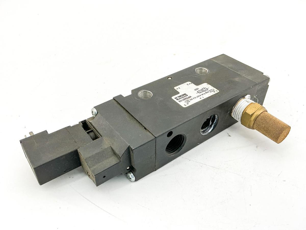 Used Parker B612BB549A Solenoid Valve 150PSI 1034kPa
