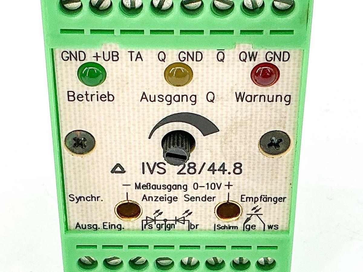 New Leuze Electronic IVS 28/44.8 Amplifier 0-10V