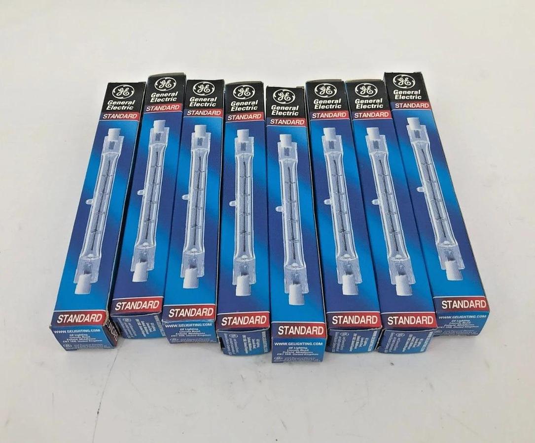 Lot of 8 New GE Q500T2,5/CL Halogen Light Bulbs
