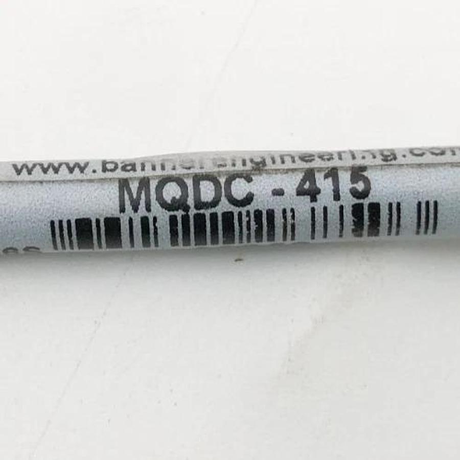 Used Lot of 3 Banner Engineering MQDC-415 Cordsets M12 Female 4-Pin 9FT.