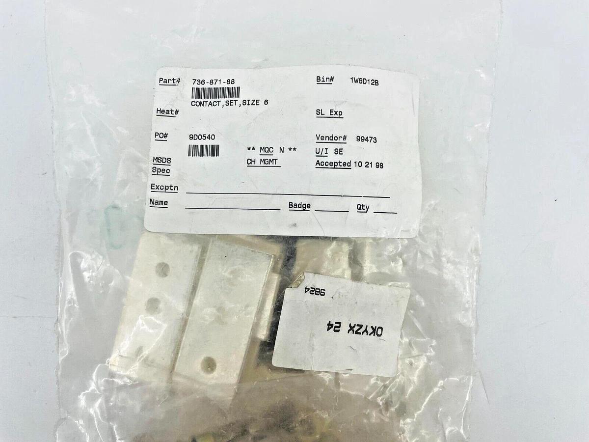 New Stromberg OKYZX-24 Contact Set Size 6 3P