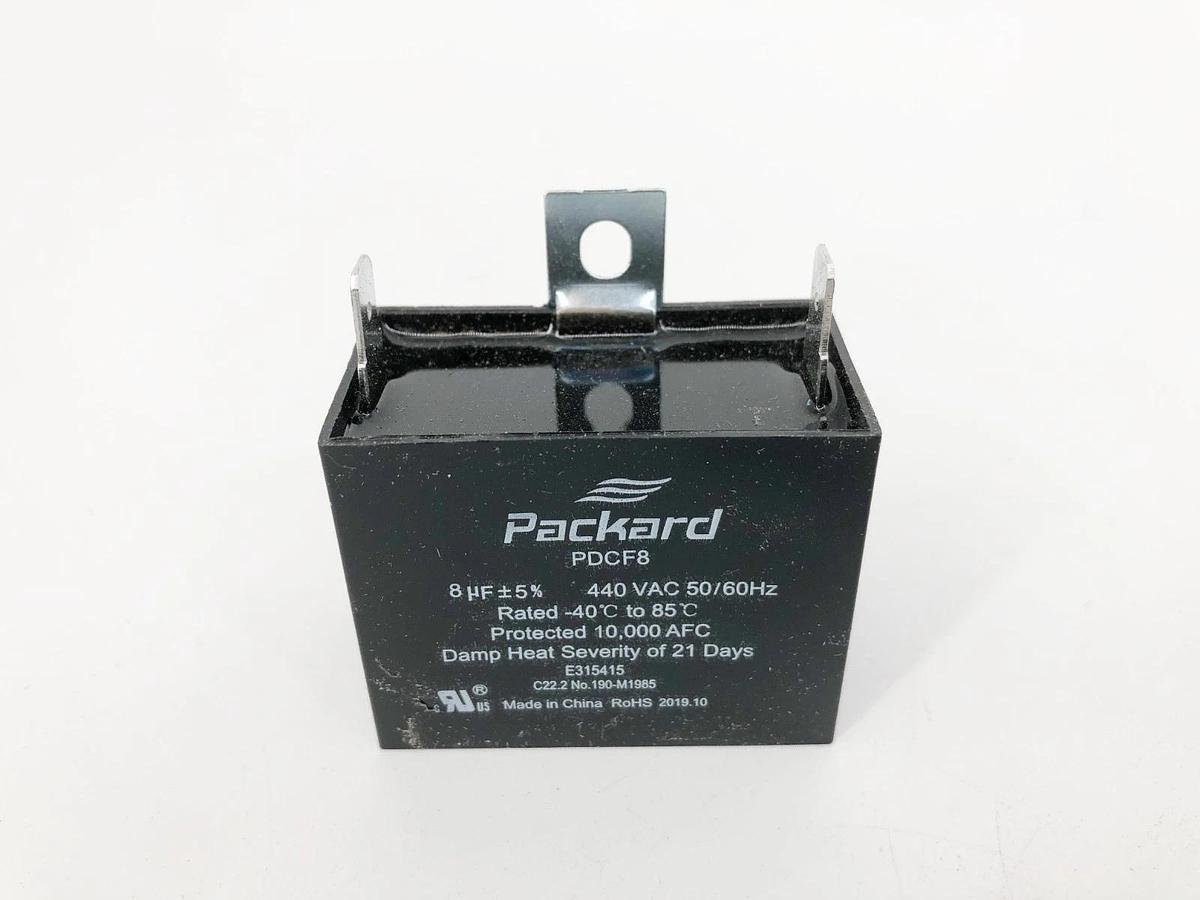 Lot of 2 New Dayton 22F177 Motor Run Capacitors 440VAC Packard PDCF8