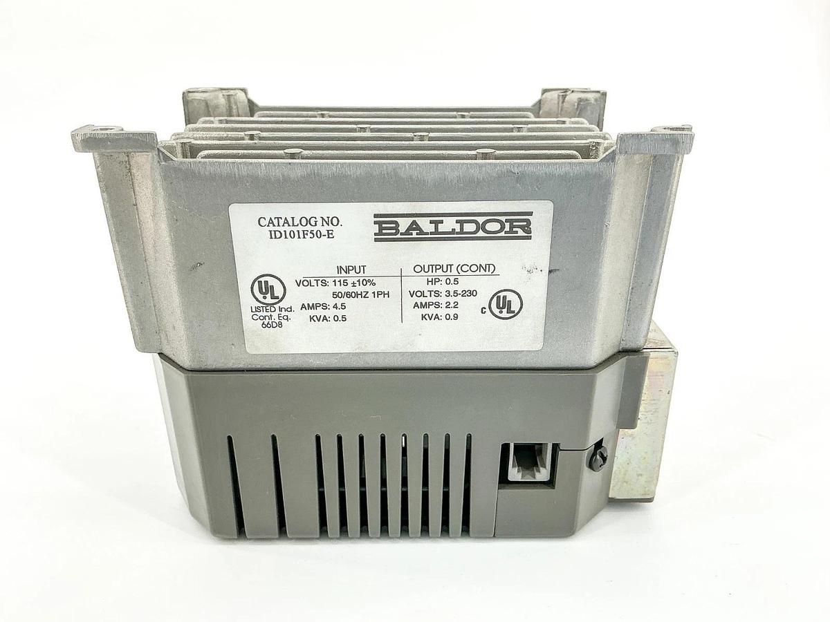 New Baldor ID101F50-E AC Inverter Drive 115V/230V4.5A 0.5HP 1PH - No Box