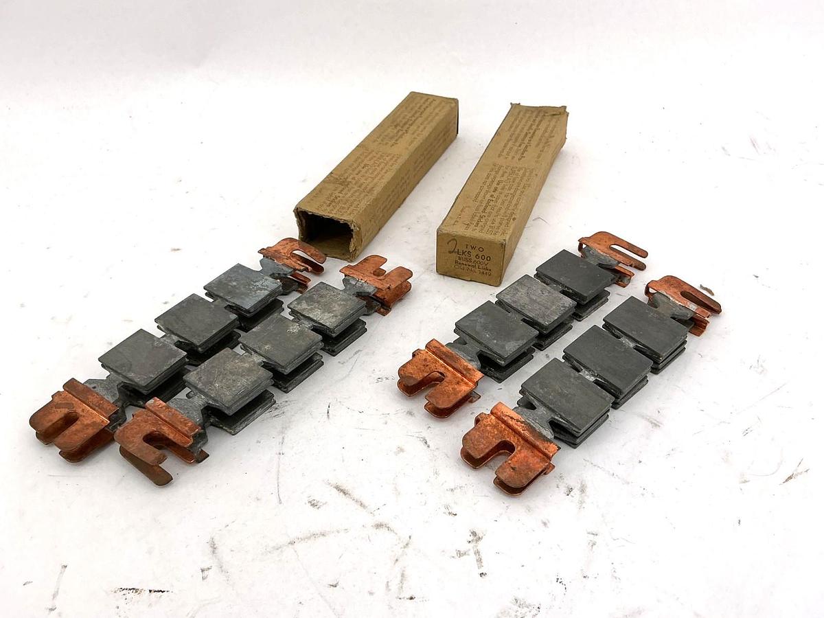 Lot of 2 Box New Bussmann LKS-600 Renewal Links Superlag 600V QTY 2 Per Box
