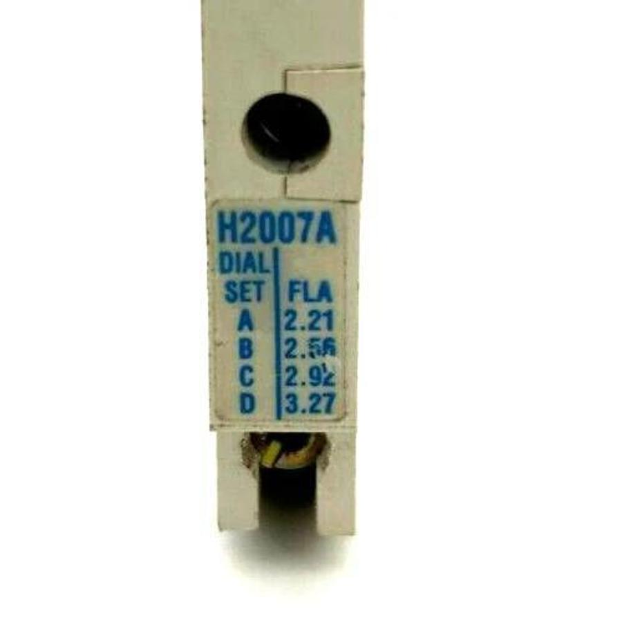New Eaton Cutler-Hammer H2007A-3 Heater Packs, 2.21-3.27 A