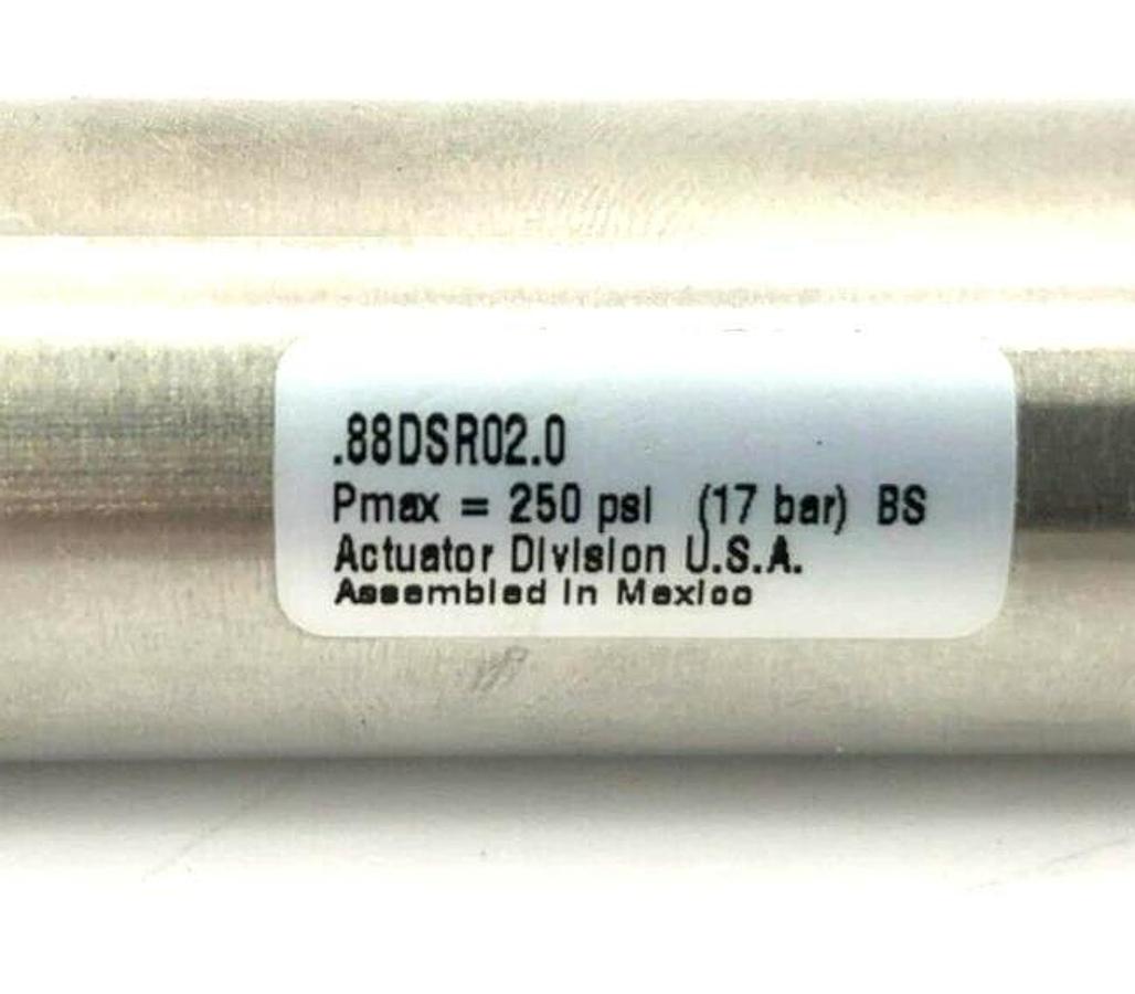 New Schrader Bellows .88DSR02.0 Pneumatic Cylinder 250psi 17 BAR