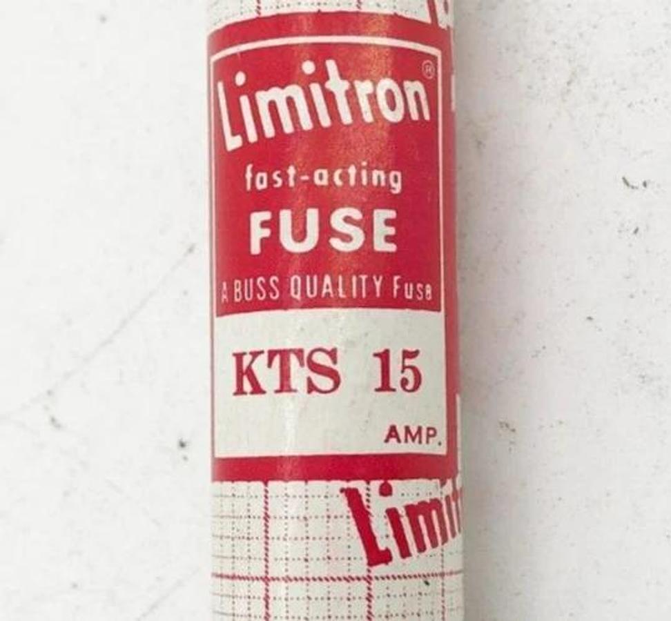 Used Lot of 3 Limitron KTS 15 Fast-Acting Fuses 15A 600V Class K1