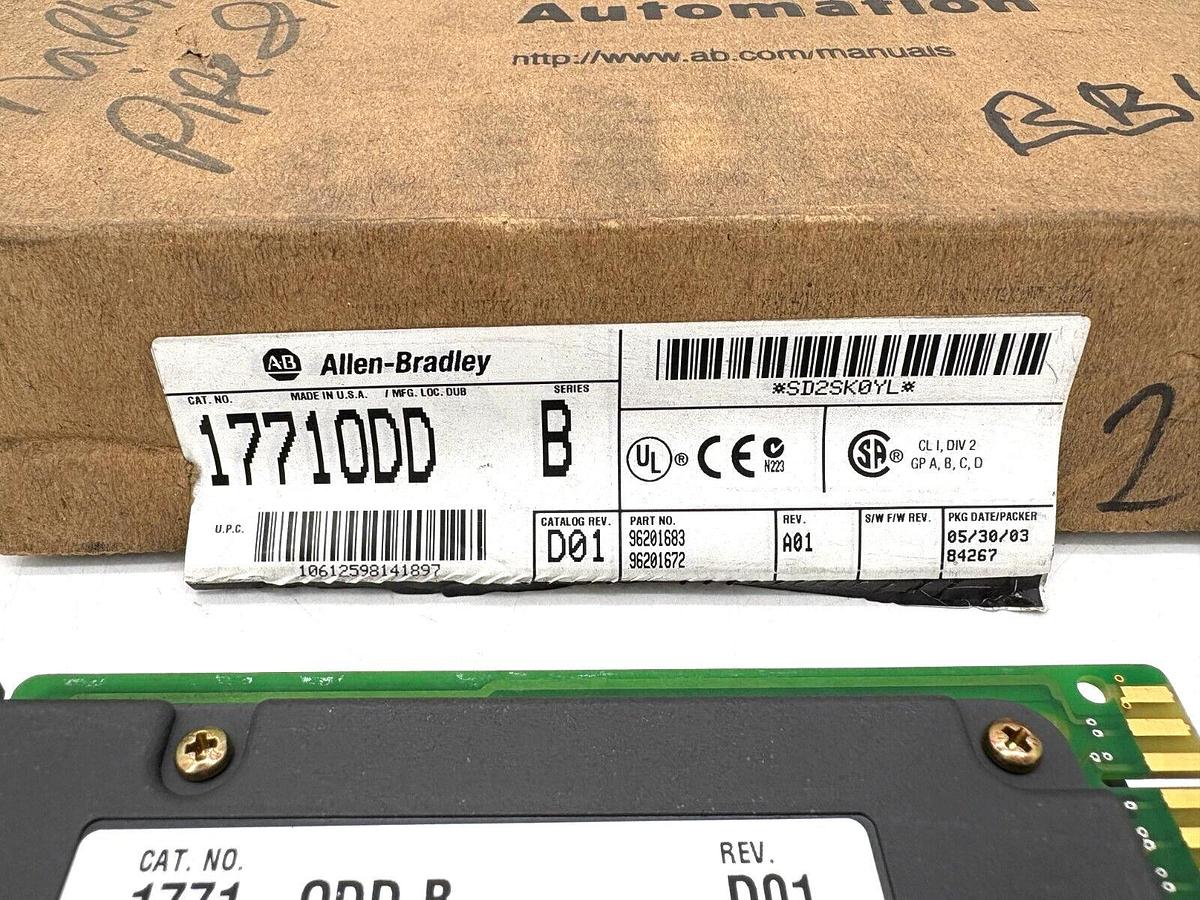 New Allen Bradley 1771-ODD Ser. B PLC-5 Isolated Output Module 120VAC 16-outputs