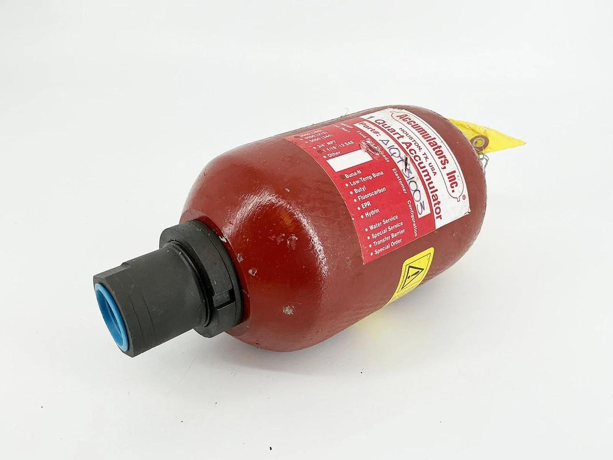 New Accumulator Inc. A1QT31003 Badder Accumulator 3000PSI 1-1/16" 12 SAE - No Bo