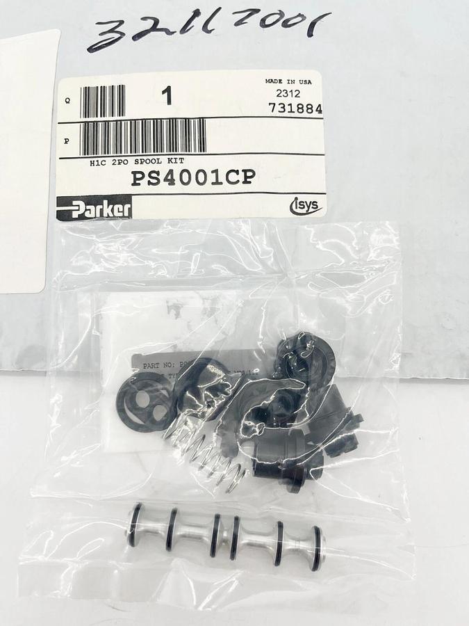 New Parker PS4001CP H1C 2PO Valve Spool Kit