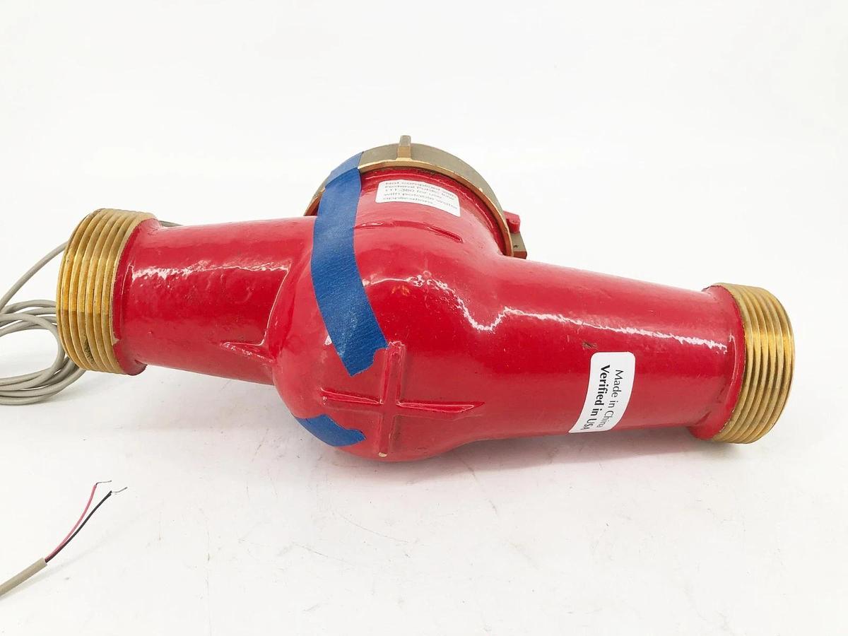 New Seametrics MJHR-200-10G Hot Water Meter Pulser Reed Switch Dry Contact 2"