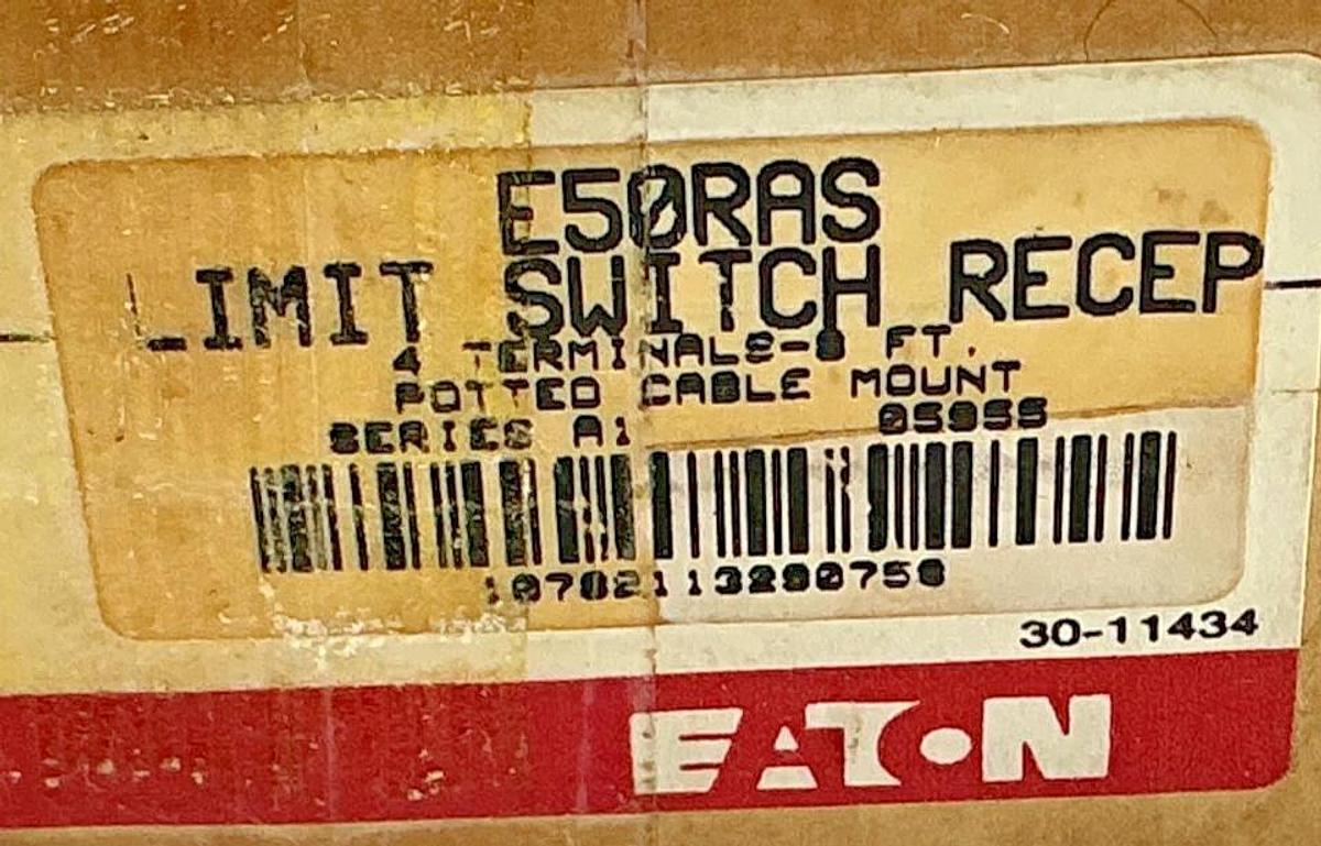 New Eaton Cutler-Hammer E50RAS Limit Switch with 8ft Cable