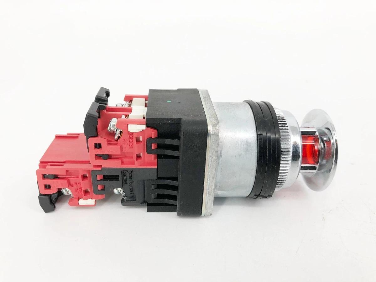 New Fuji Electric AR30Q7L-11E3RZC Red Push-Pull Illuminated Pushbutton 24V 30mm