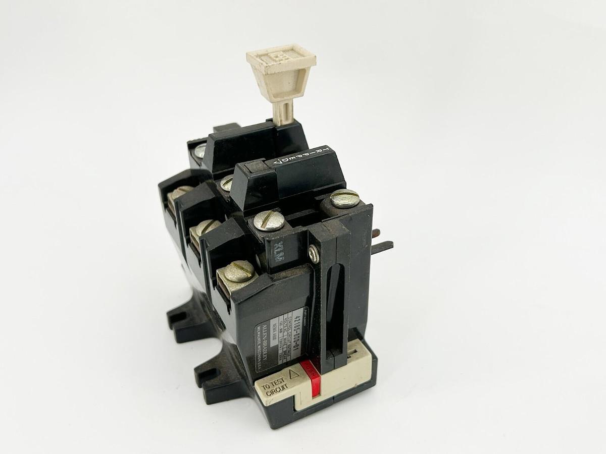 Used Allen Bradley 42185-800-01 Overload Relay 0-1 Starter 3P 600V NEMA A600