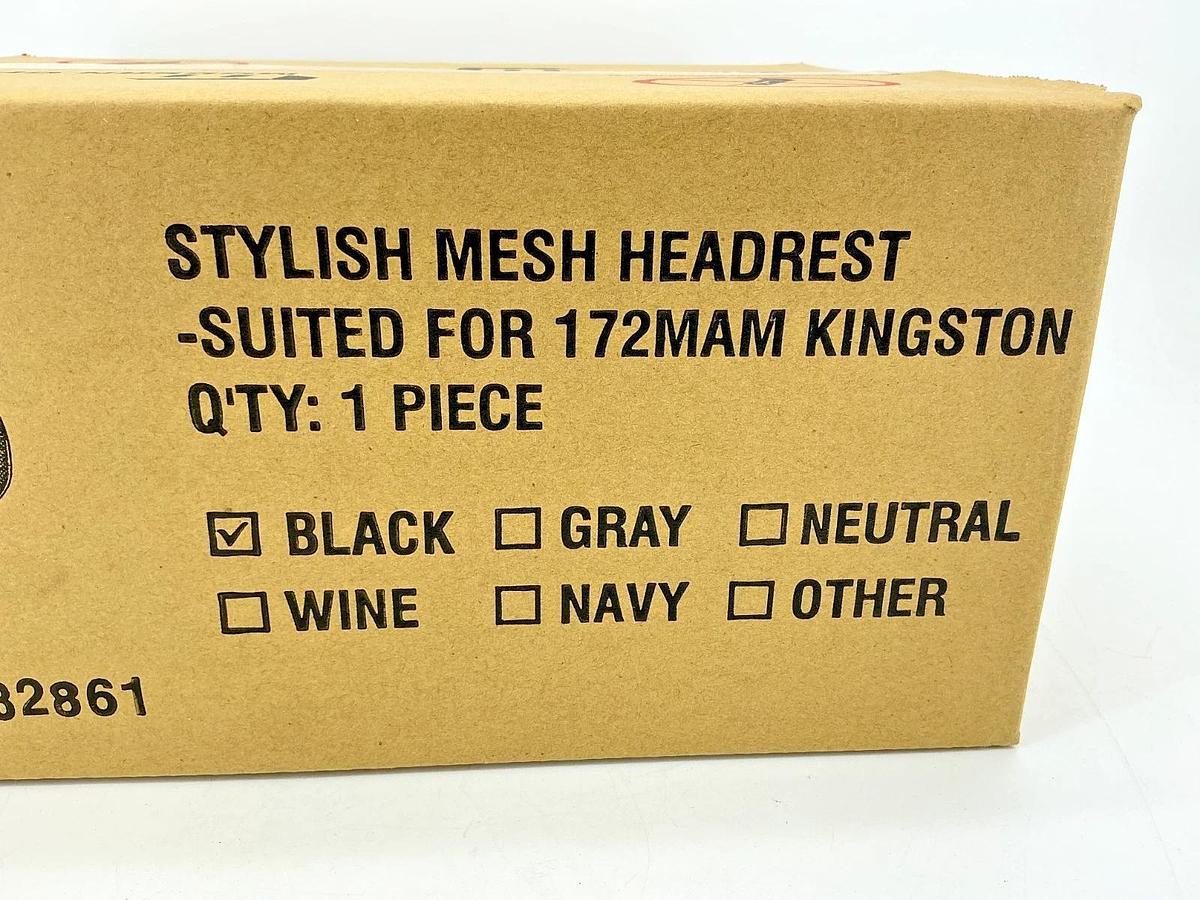 Lot of 8 New Modern Office H1 Stylish Mesh Headrest for 172MAM Kingston Black