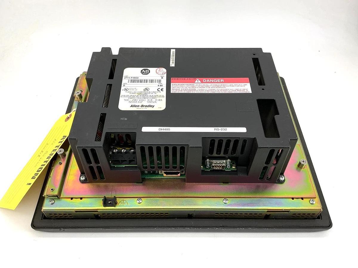 Used Allen Bradley 2711-T10C3 Ser B PanelView 1000 0.8-0.4A 100-240VAC 2711T10C3