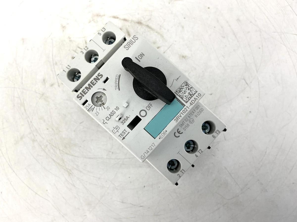 New Siemens 3RV1021-4DA10 Circuit Breaker Motor Starter 3P 20-25A 690V - No Box