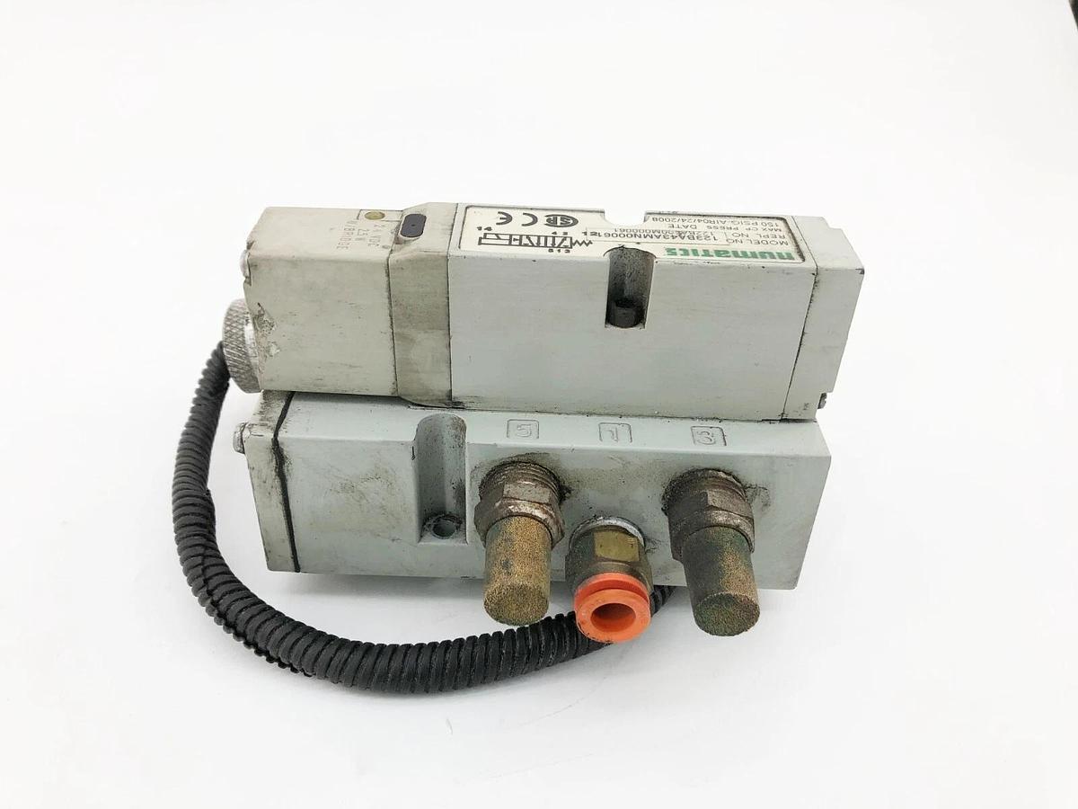 Used Numatics 123BA43AMN00061 Solenoid Valve 122BA400M000061 150psig