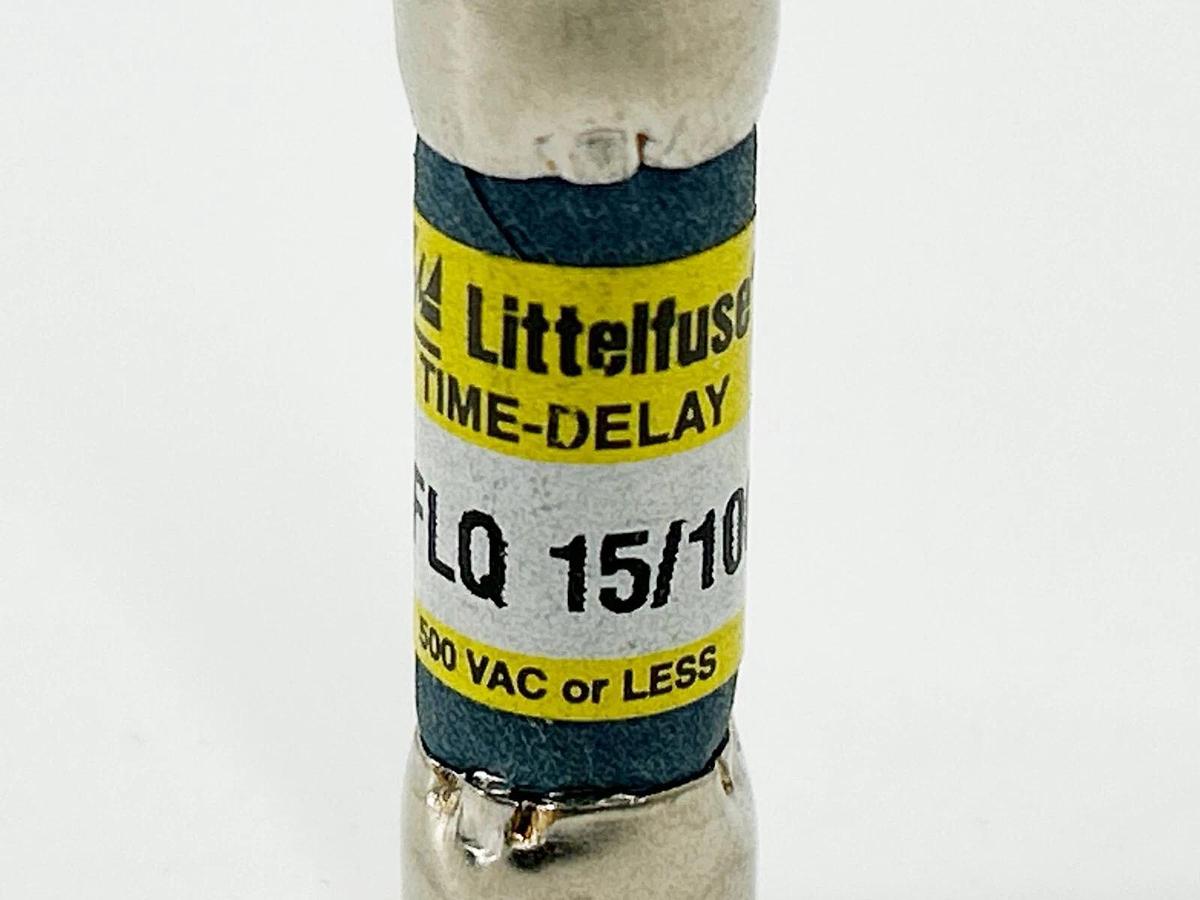 New Lot of 5 Littelfuse FLQ-15/100 Time Delay Fuse .150A 500V - No Box