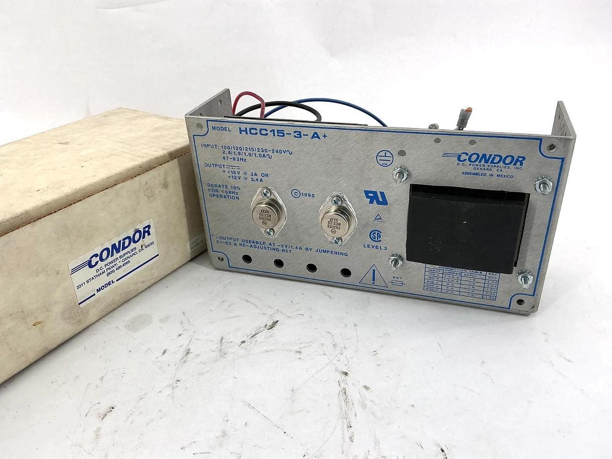 Used Condor HCC15-3-A+ Power Supply 3A 230/240V