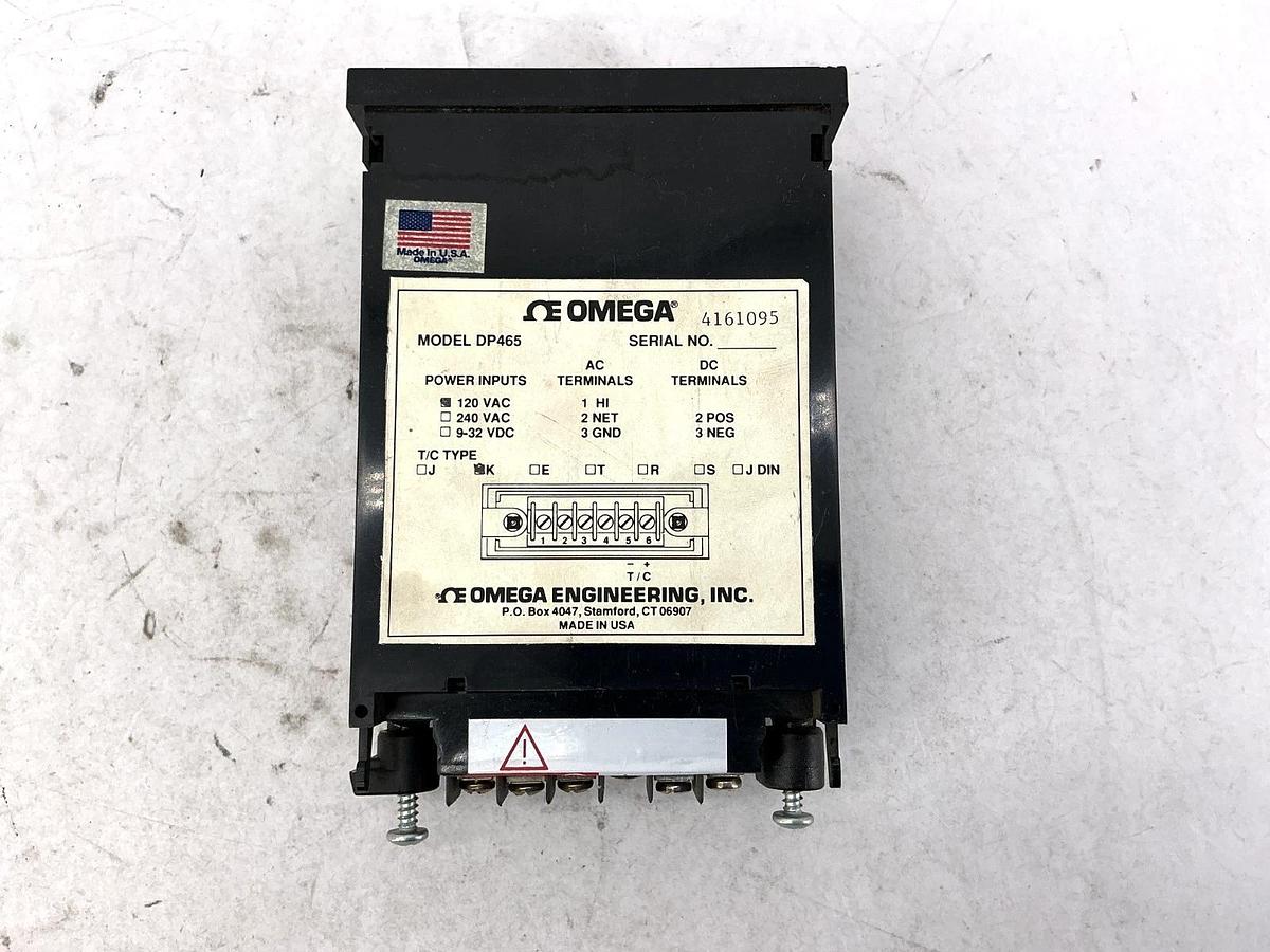 New OMEGA DP465-KF Digital Thermometer T/C Type K 120VAC DP465 - No Box