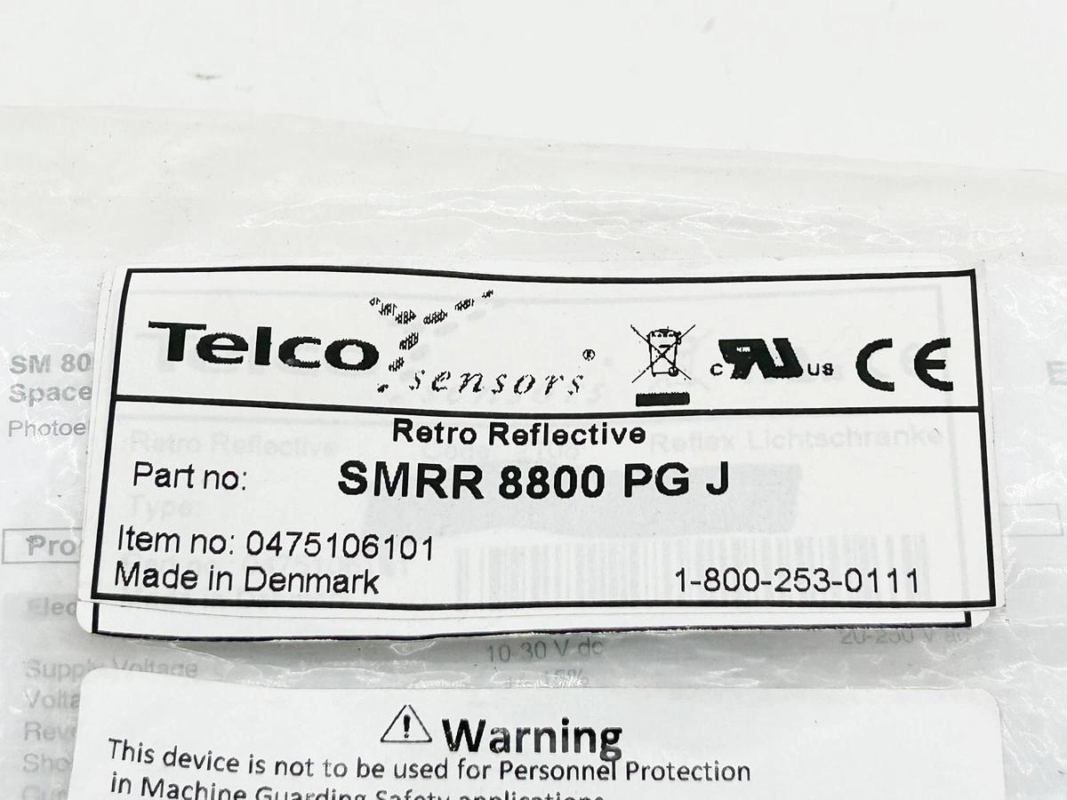 New Telco SMRR-8800-PG-J Proximity Sensor 20-250V 15-200mA