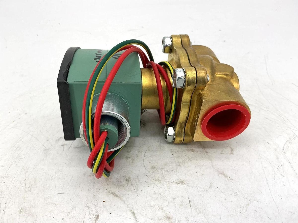 Used ASCO 8210G035 110/120V Solenoid Valve 2-Way 3/4" Pipe 10.1W 50/60HZ 3UK89