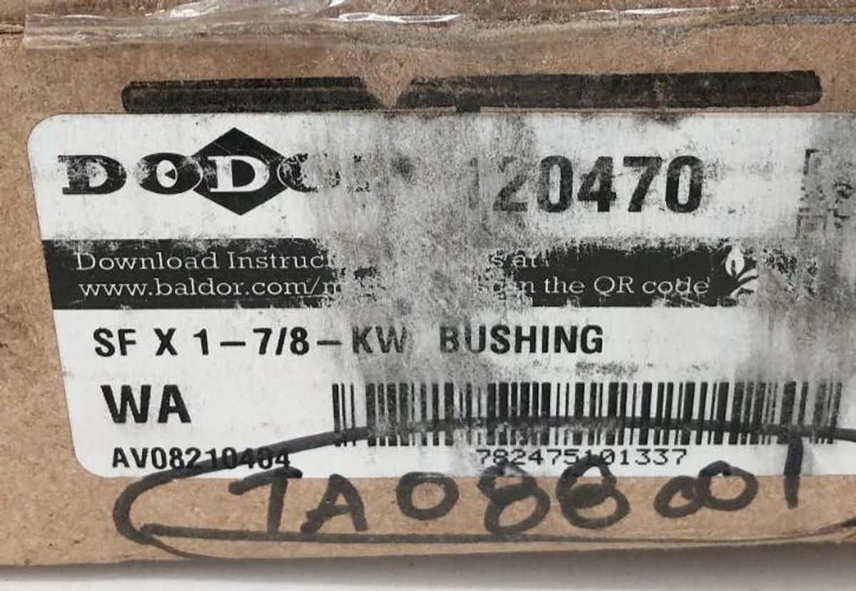 New Dodge SF X 1-7/8-KW Bushing 1-7/8" Bore 4-5/8" OD 120470