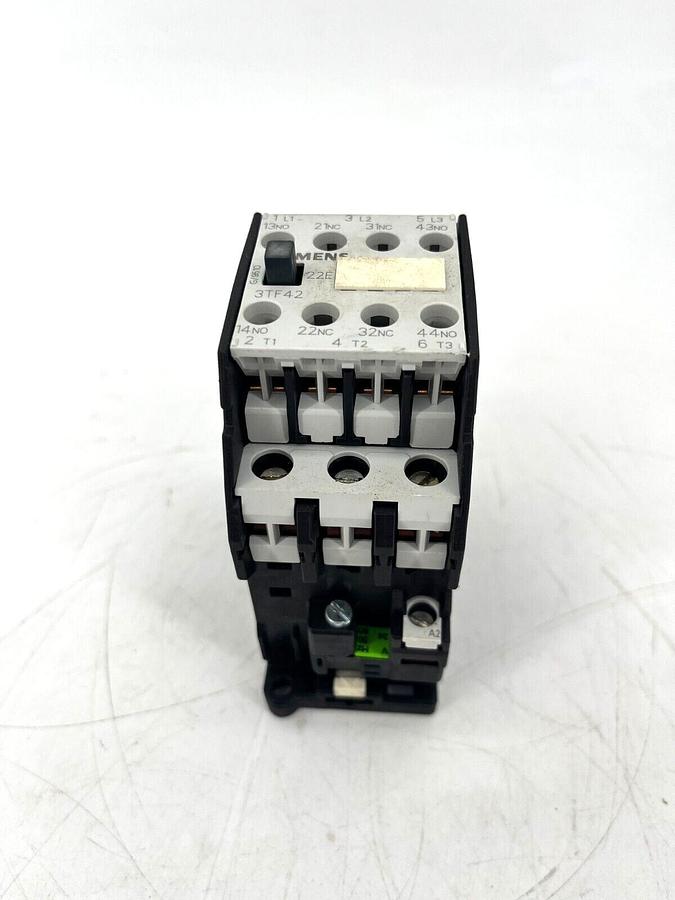 Used Siemens 3TF4222-0AC2 Contactor 24VAC Coil 7.5kW