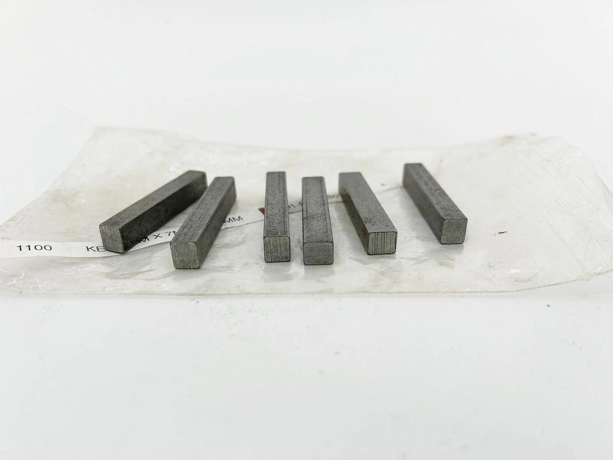New Lot of 6 91-D-1 8mm X 7mm X 47mm Woodruff Key