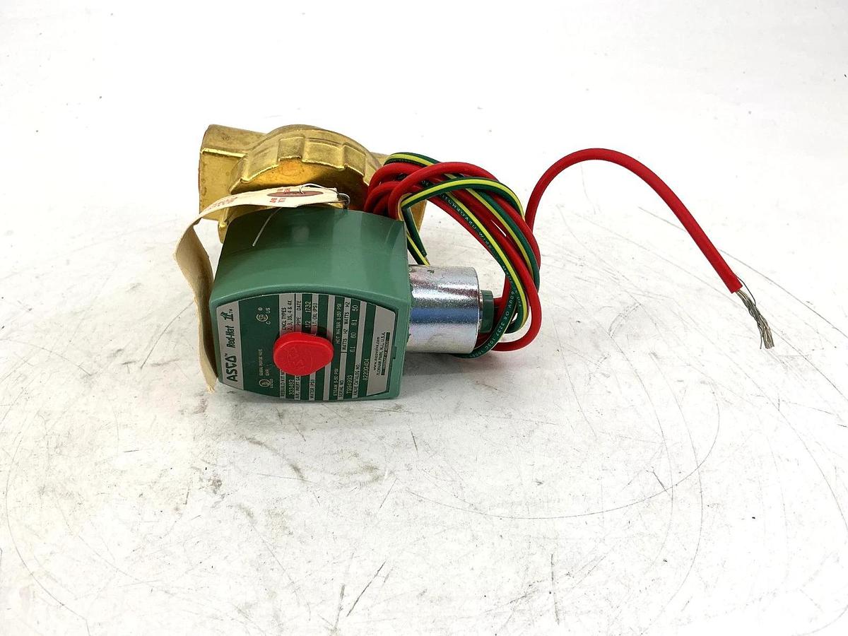 New ASCO 8220G404 110/120V Solenoid Valve 2-Way 1/2" Pipe 6.1W 50/60HZ 4NWZ4