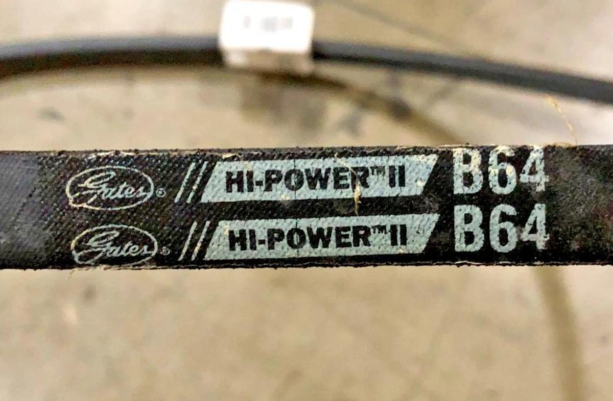 Lot of 3 New Gates B64 Hi-Power II V-Belts - No Box