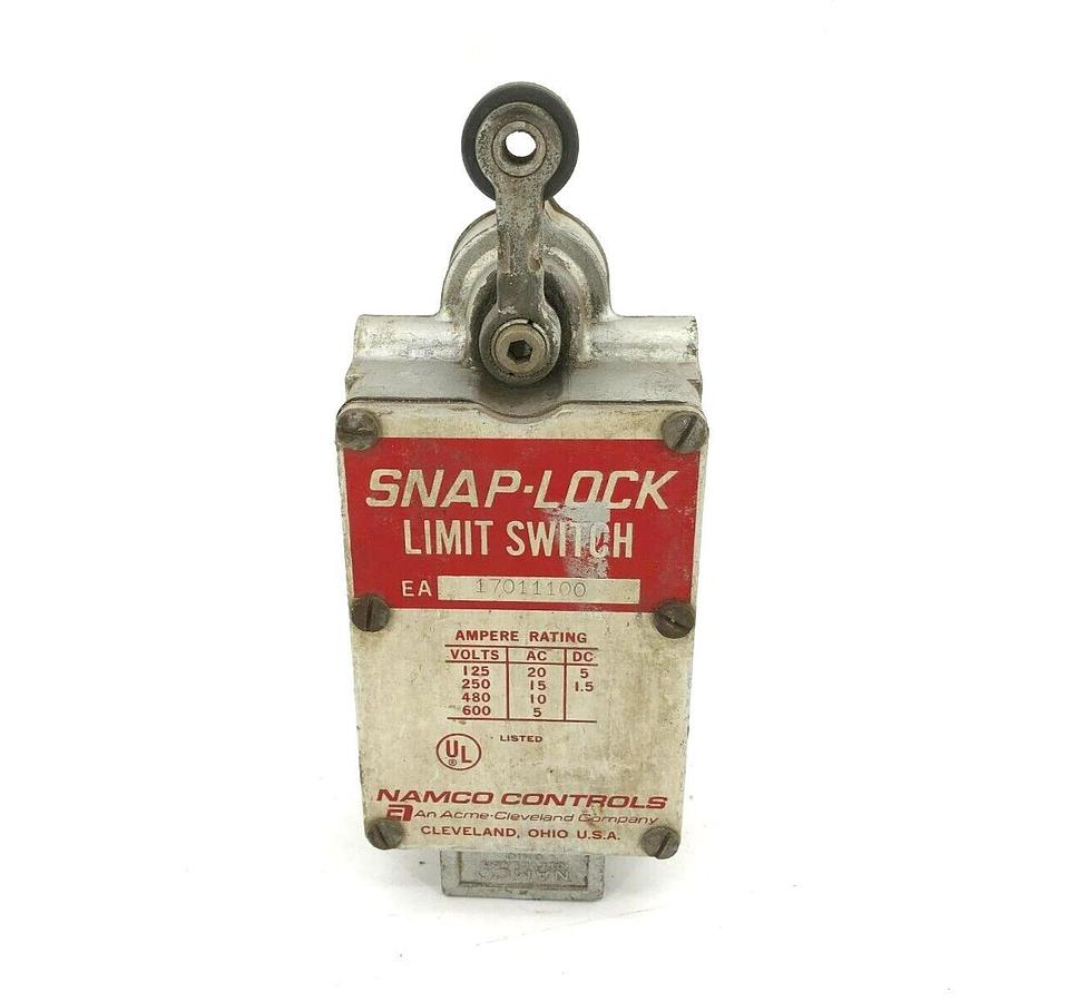 Used Namco Controls EA170-11100 Snap-Lock Limit Switch 600VAC