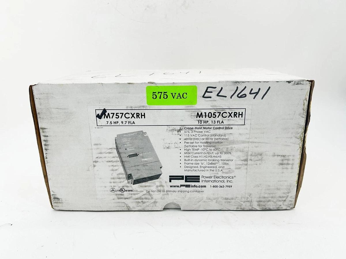 New PE M757CXRH Crane Hoist Motor Control Drive 7.5HP 9.7FLA 575V