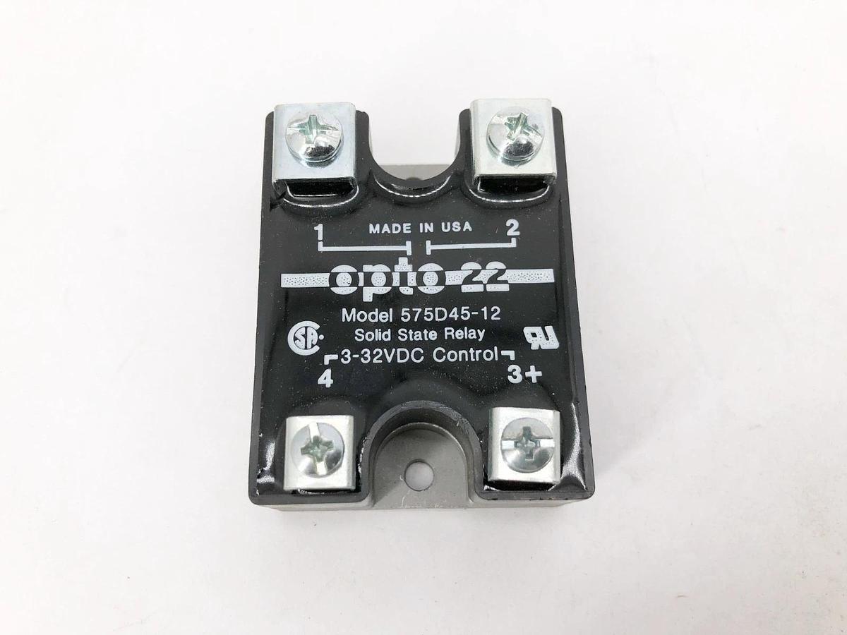 New Opto 22 575D45-12 Solid State Relay 3-32VDC Control - No Box