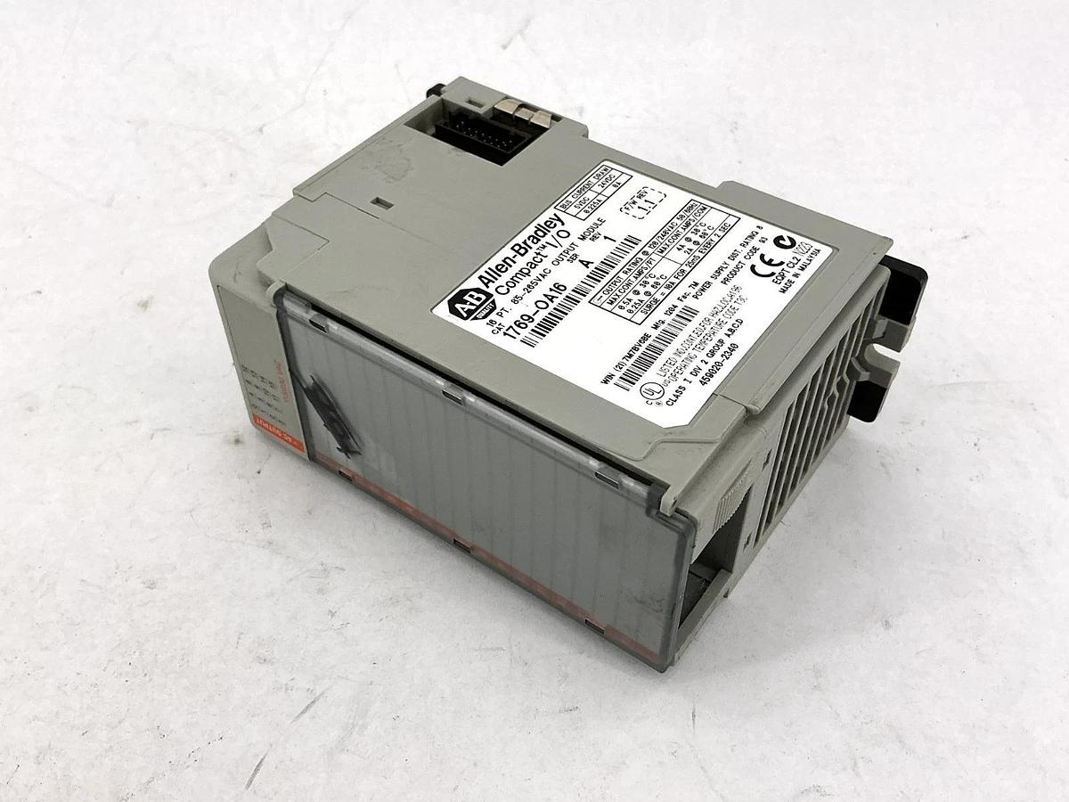 Used Allen Bradley 1769-OA16 Ser A Compact I/O Output Module 16PT 85-265VAC