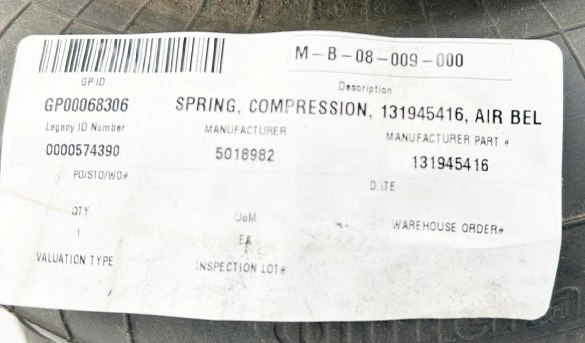 New Continental Contitech 607N Suspension Bellows 131945416 - No Box