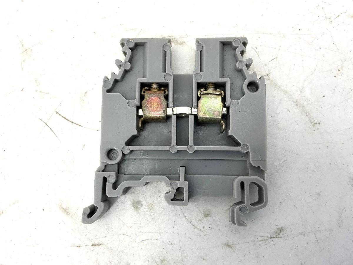 Used Lot of 15 ABB Entrelec M4/6-GREY Terminal Block 10AWG 30A 600V M4/6