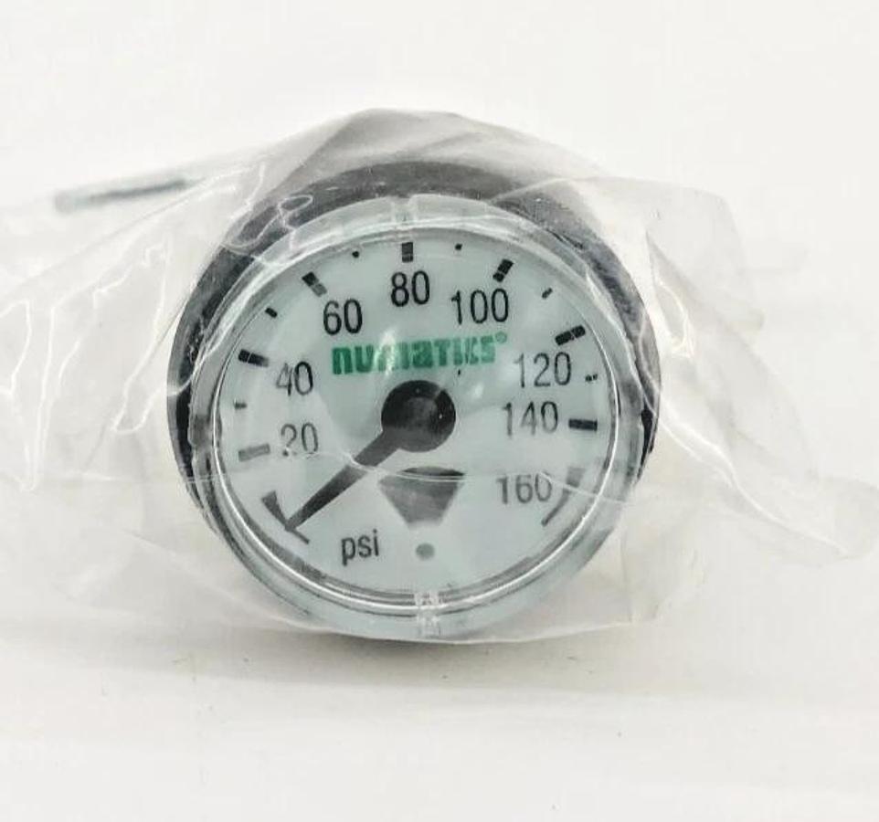 Lot of 2 New Numatics 214-214 Pressure Gauge 160psi 2005 Series- No Box